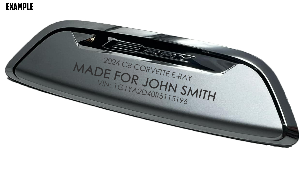 Sample E-Ray Custom Engraved Badge